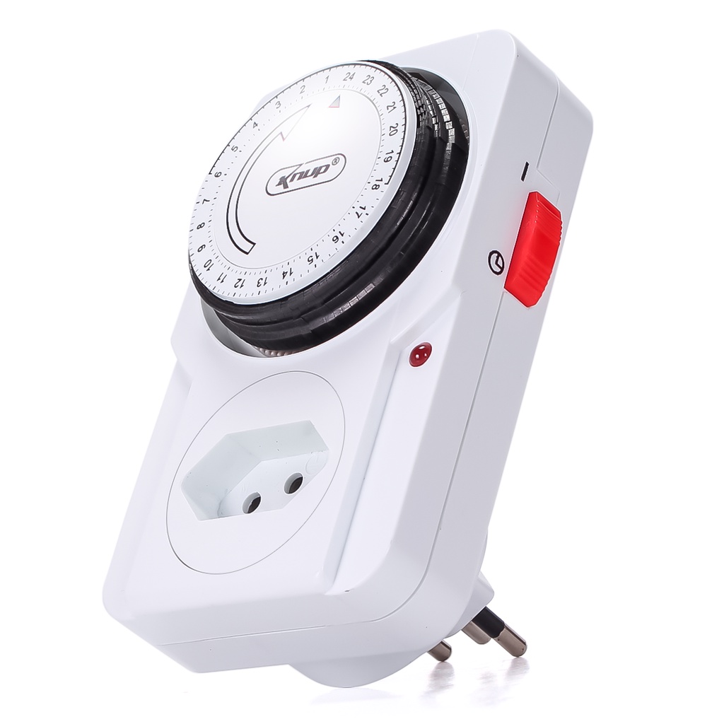 Temporizador Mecânico Timer Tomada Bivolt Bomba Piscina KP-ES01 KNUP ...