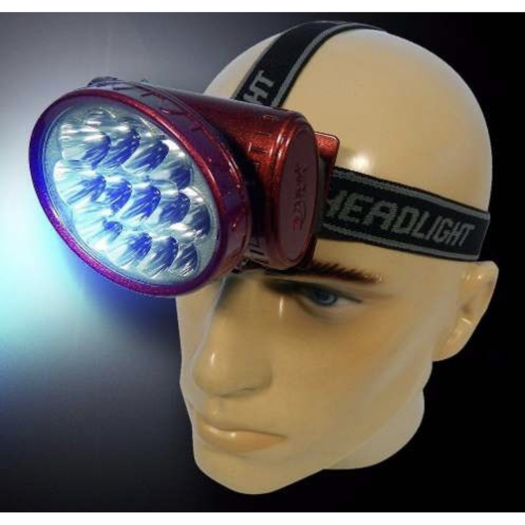 Imagem Incrivel Lanterna De Cabeça 13 Led Muito Forte Recarregavel