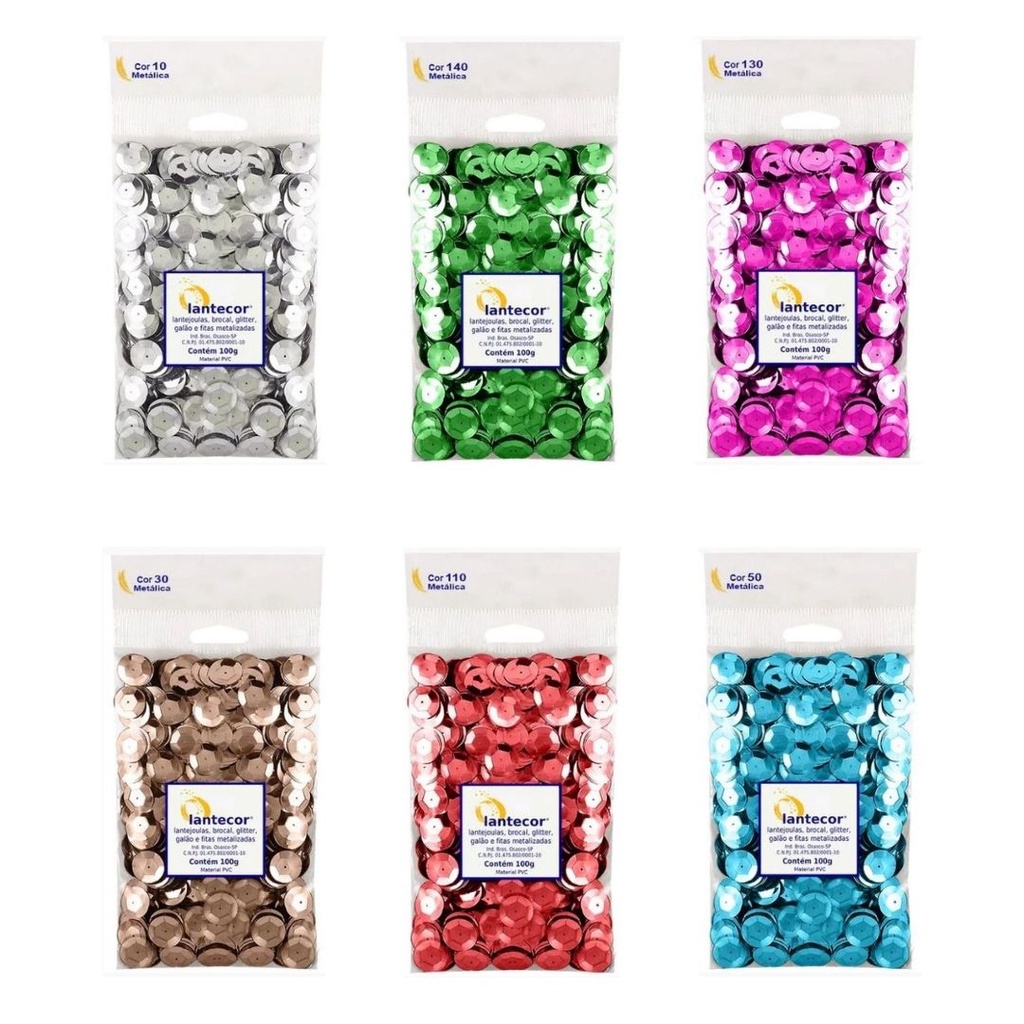Lantejoula Lantecor 08 C/1000 Und em Oferta na Shopee