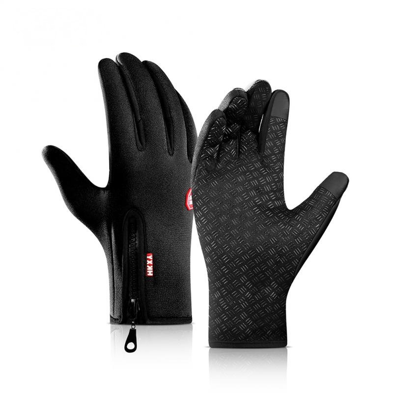 Luvas Motoqueiro Luvas De Pilotagem Impermeáveis ​​Ajustáveis ​​Para Motocicleta Luva Ciclismo De Inverno Motoqueiro Touch Screen Luva M