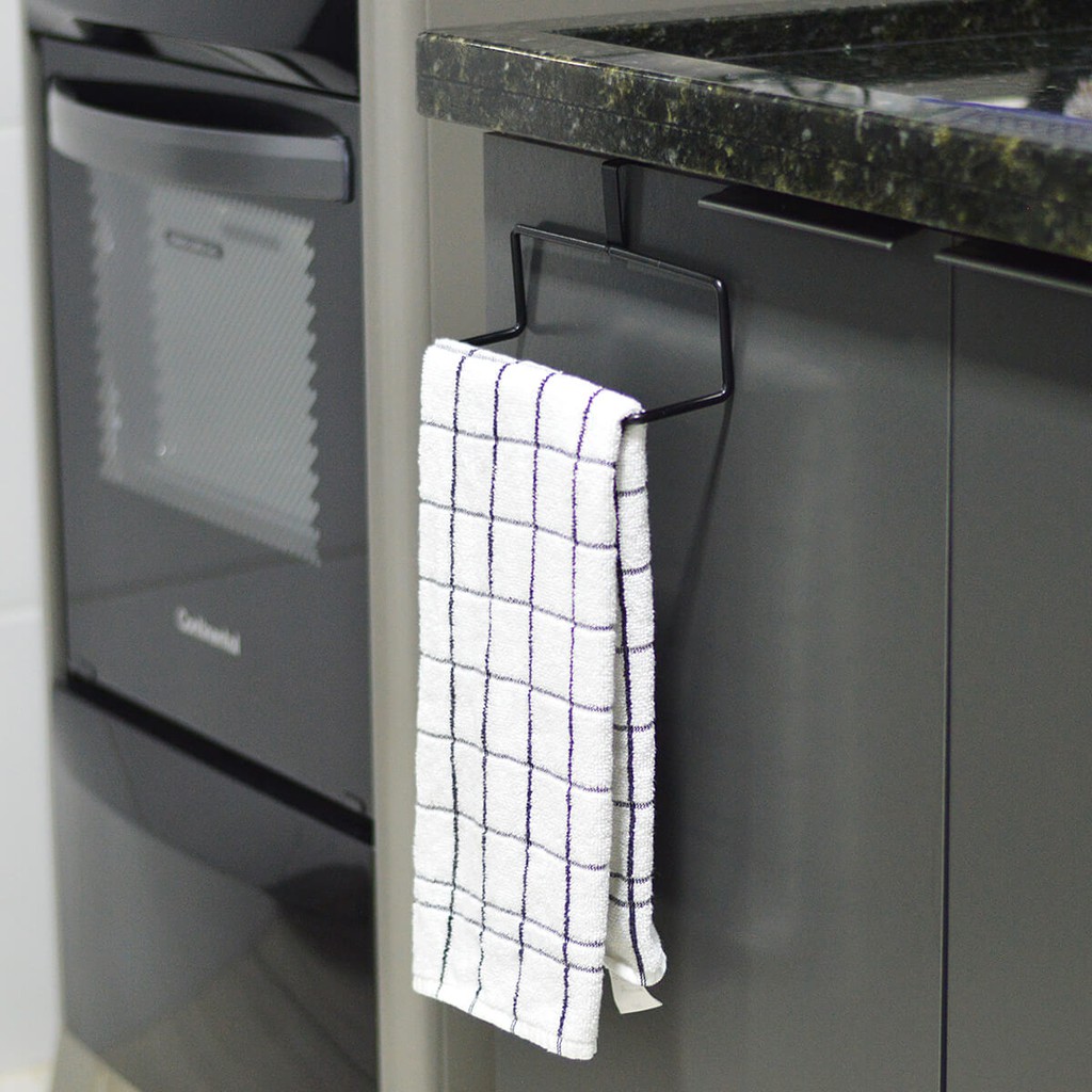 Suporte de Pano de Prato e Toalha para Gaveta e Porta em Oferta na Shopee