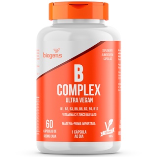 B Complex Complexo B Vegano 60 cps Biogens
