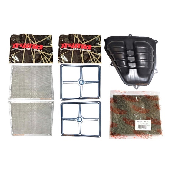 Kit Tampa Tela Filtro Ar Cg 125 Ml Turuna Today Titan 83 /99