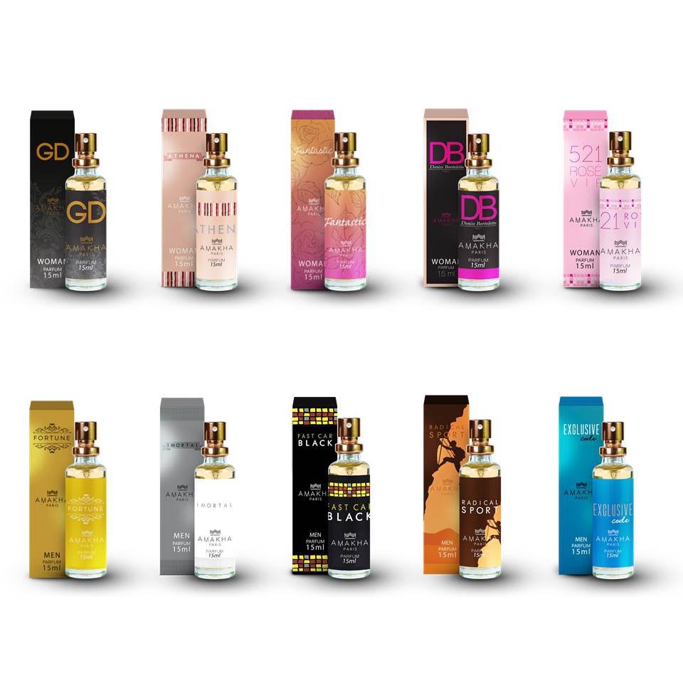 perfumes amakha 15ml escolha