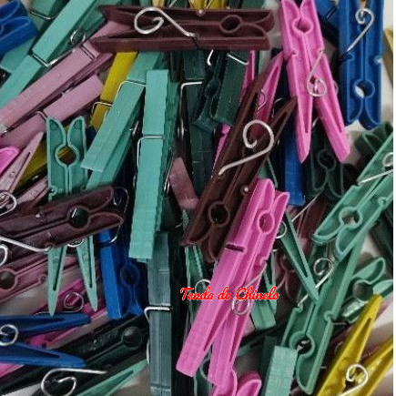 Pregador Prendedor Grampo De Roupa Plástico KIT 144 Unidades Mais Resistencia REF. P144