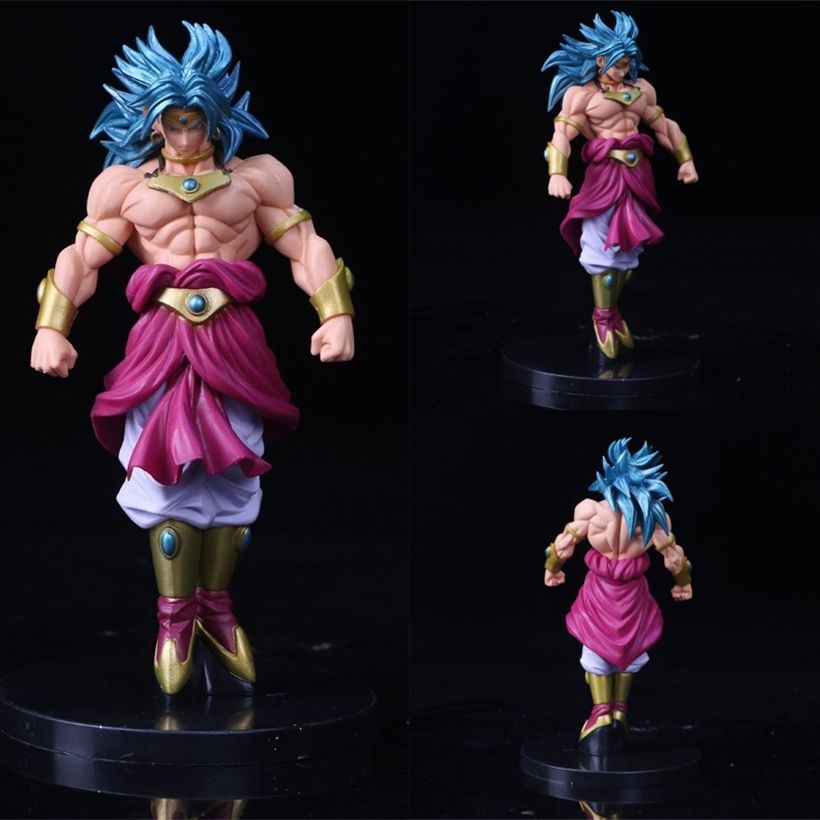 Dragon Ball Z Azul Super Saiyan Broly Broli Action Figure DBZ Goku