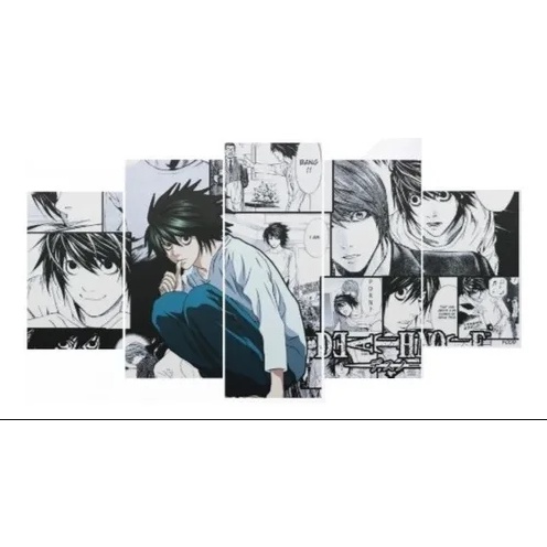 Quadro Decorativo L Anime Capa Death Note Quarto Promoção