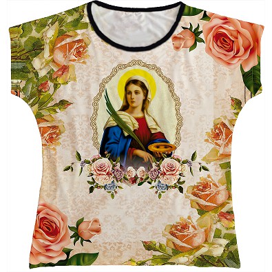 Blusa Santa Luzia Bata Rainha do Brasil