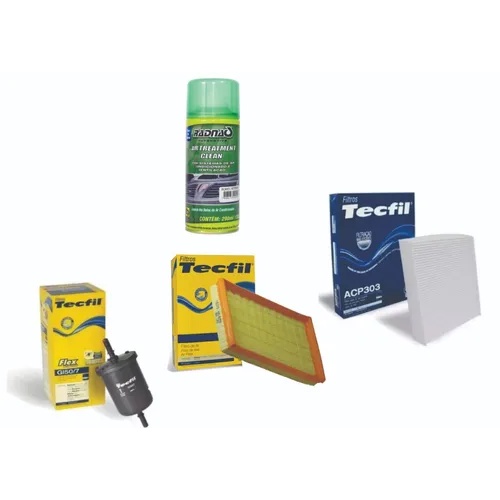 Kit Filtros Gol Voy Saveiro G5 G6 Motor 1.0 + Higienizador