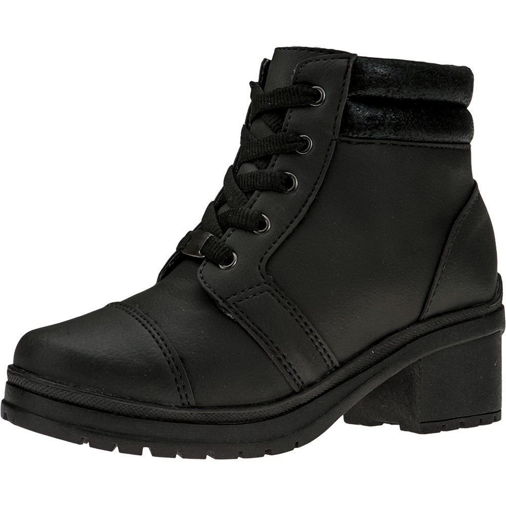 Bota Montaria Infantil Coturno Feminino Meninas Cano Curto Conforto Moda - Baby & Kids Fashion