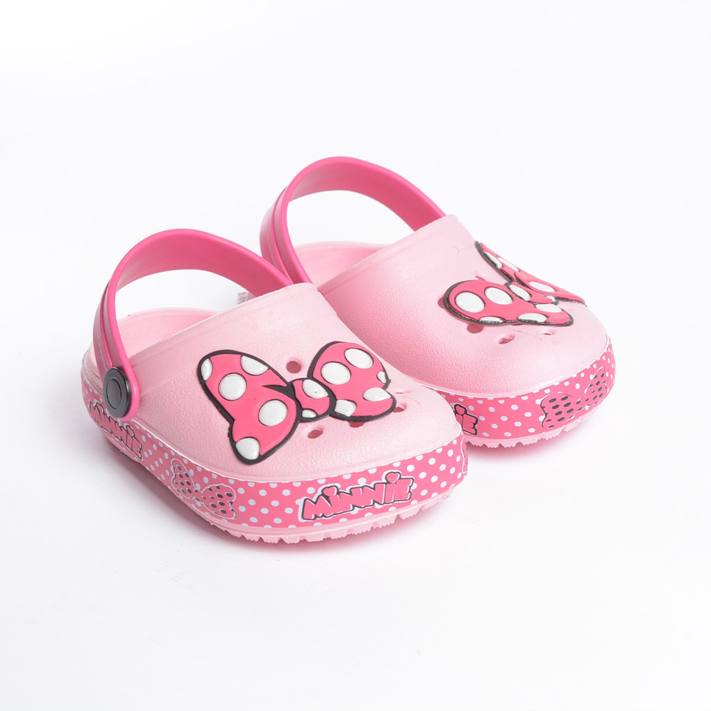 Babuche Chinelo Sandalia Infantil Bebe Menina Feminina Minnie Rosa Bebe Estilo Crocs Calca Facil Shopee Brasil