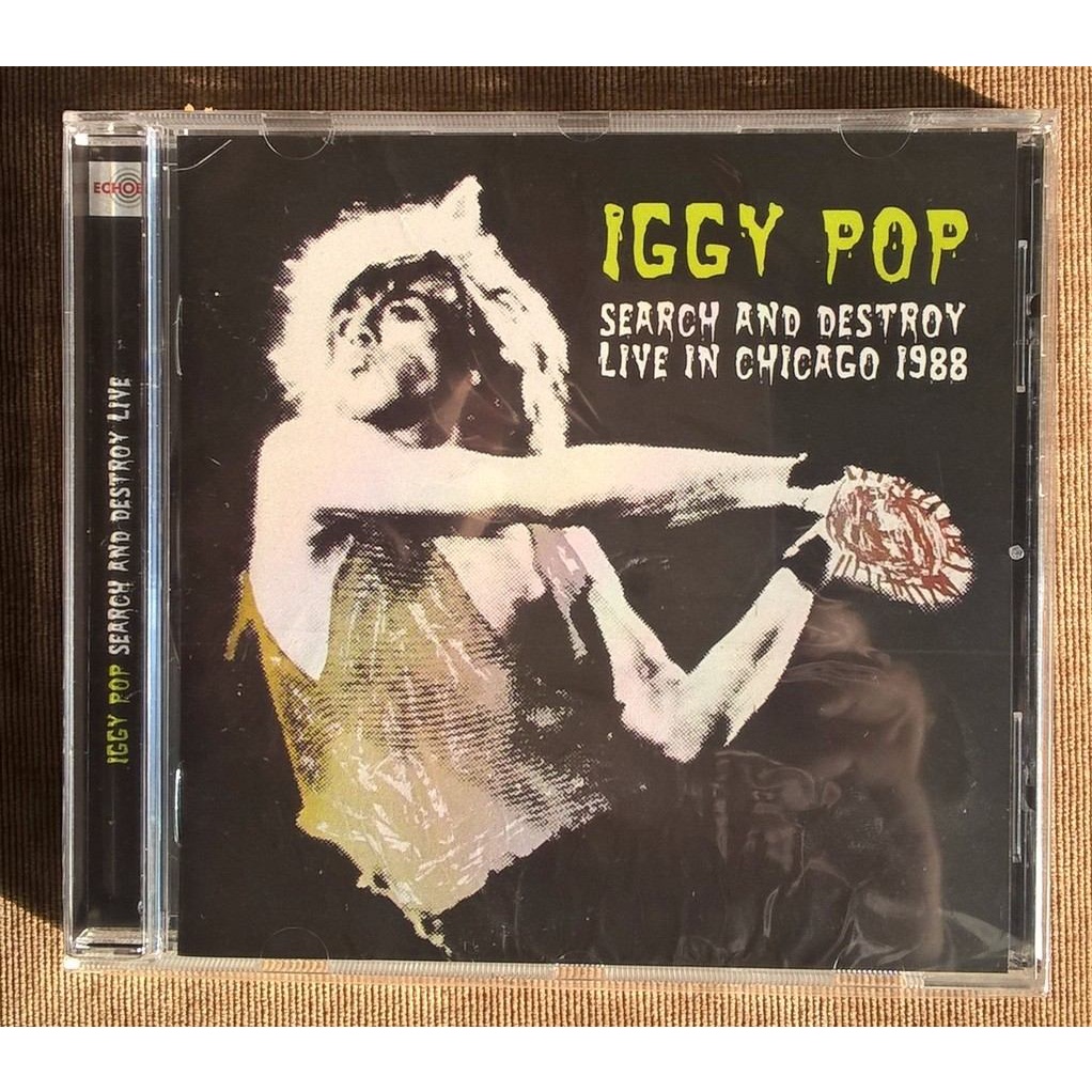 Iggy Pop - Cd Importado Lacrado Live In Chicago 1988 Bootleg