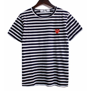 Novas play comme des garcons CDG Mulheres Homens Casual Camiseta Manga Curta