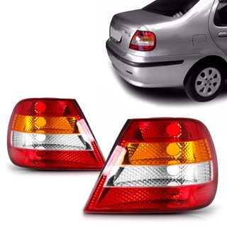 Lanterna Siena 2001 2002 2003 2004 2005 Carcaça Preta em Oferta na Shopee