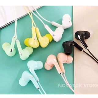Fone de ouvido Macaron com microfone estéreo extra bass earphone ES-36