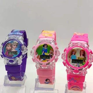 Relogio infantil Menina criativa de relógio luminoso de relógio eletrônico de crianças Desenho animado Lindo Acende em Oferta na Shopee