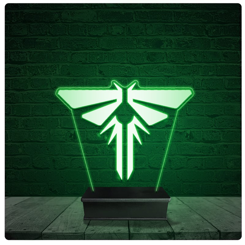 Luminária Abajur Acrílico Led - The Last of Us PS4 01