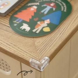 4 Protetores De Quina Canto Silicone Mesa Vidro Bebê Criança 4 peças em Oferta na Shopee