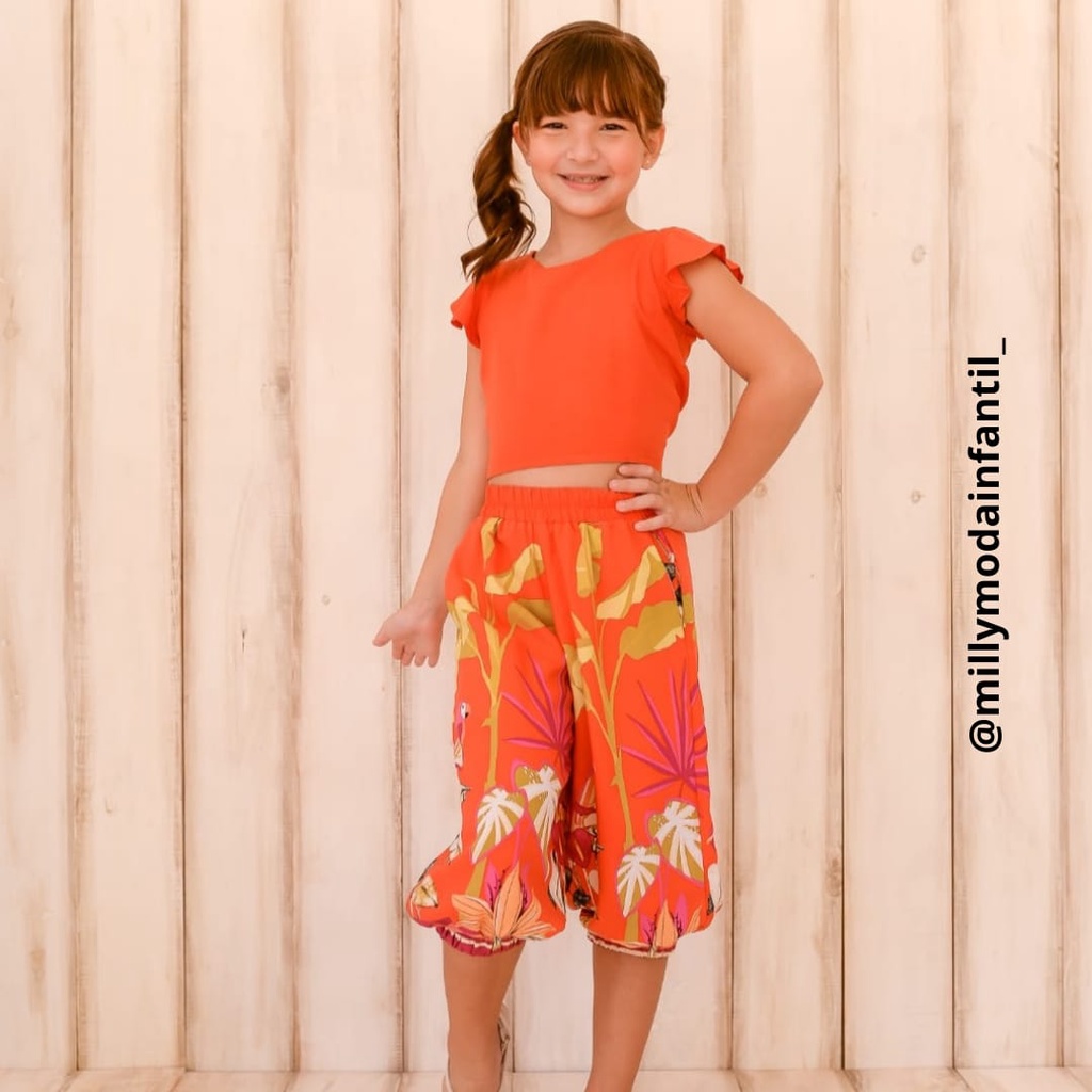invention Resembles Extremely important Conjunto Pantacourt (Milly Moda Infantil) | Shopee Brasil