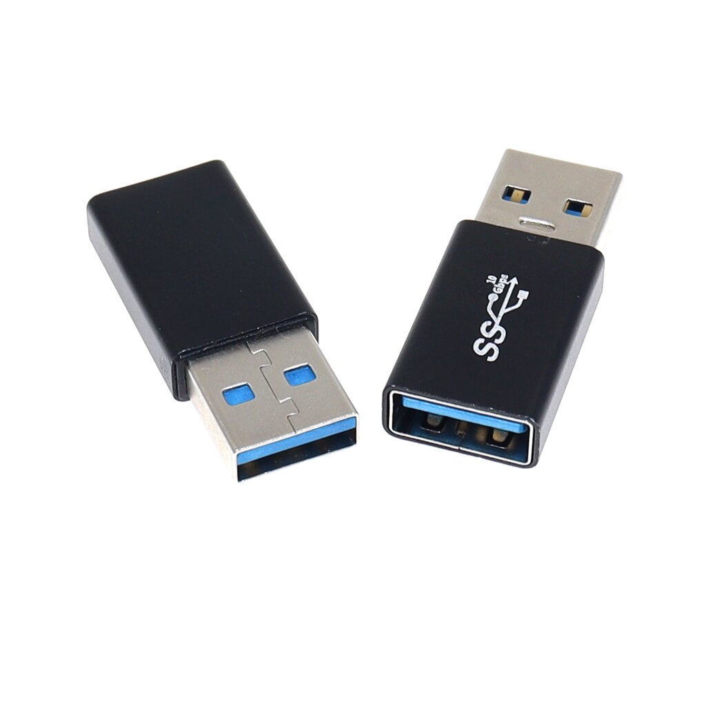 USB 3.0 Conector Conversor Tipo A Fêmea Para Macho Plug Adaptador Cabo De Extensão