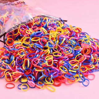KIT 1000-2000 Elásticos colorido Pequenos Para Cabelo infantil em Oferta na Shopee