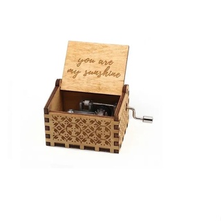 Caixa Caixinha De Musica You are my sunshine em Oferta na Shopee