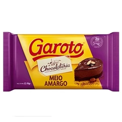 Barra de Chocolate Meio Amargo 2,1kg - Garoto