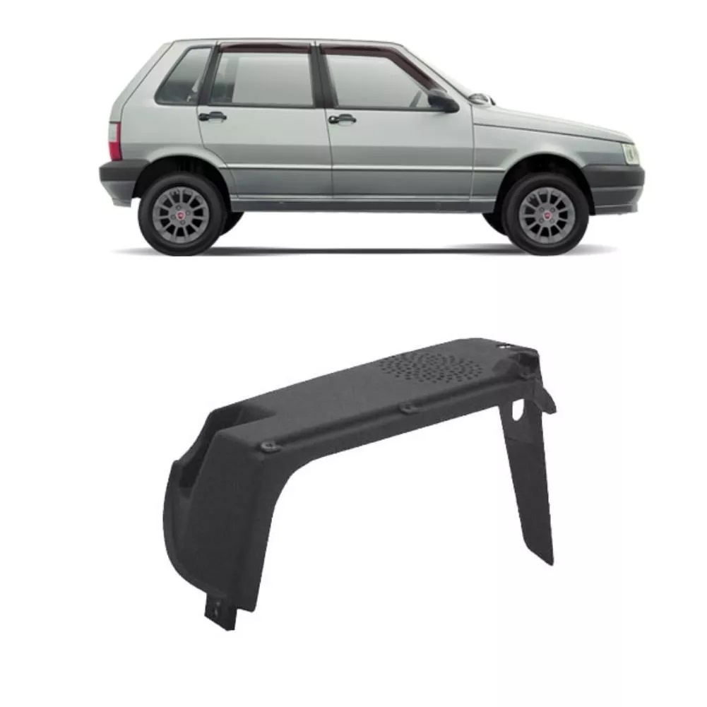 Suporte Lateral Bagagito Tampão Uno 4 Portas Esquerdo Preto