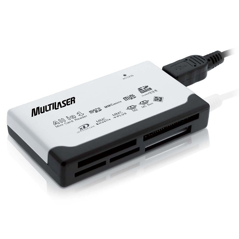 Leitor De Cartão Universal Externo Multilaser - Ac076 - Computers & Accessories
