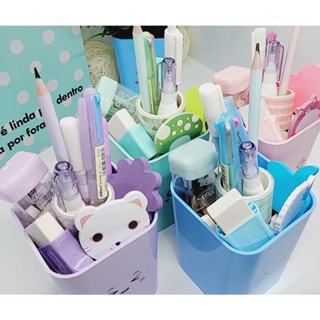 kit Canetas Coloridas Tom Pastel Fofas -  Papelaria Material escolar em Oferta na Shopee
