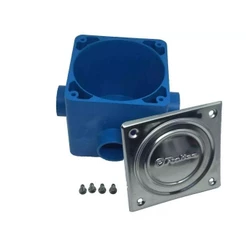 Caixa De Passagem Com Tampa De Inox Para Refletores De Piscinas