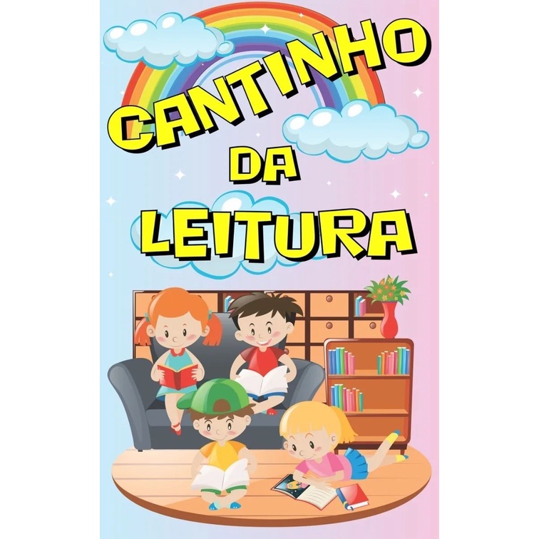 Material Apoio Banner Pedagógico Cantinho Da Leitura Sil290 em Oferta na Shopee