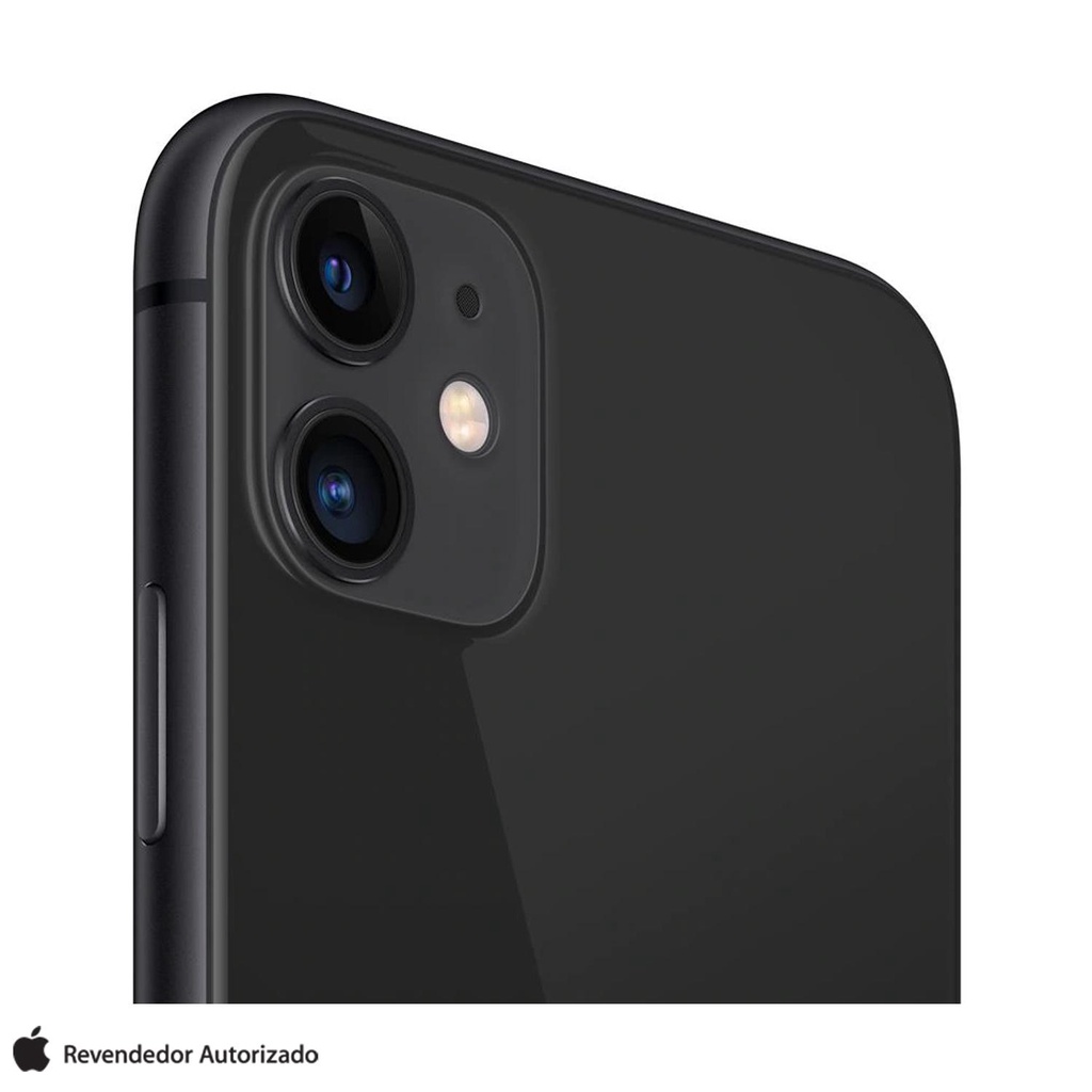 iPhone 11 Apple (64GB) Preto, Tela de 6,1”, 4G e Câmera de 12 MP