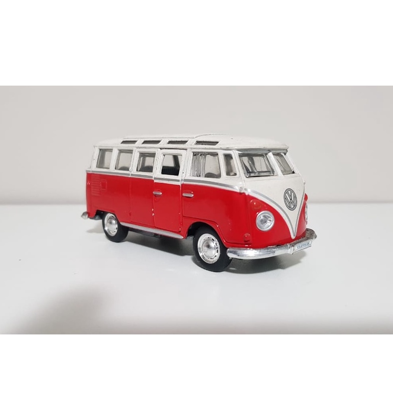 Miniatura Kombi - Volkwagen Van Samba - Escala 1/40 - Maisto