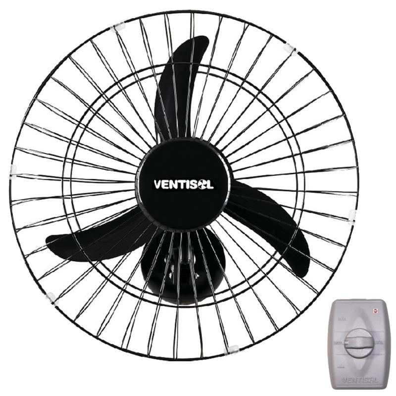 Ventilador de Parede Oscilante 50 CM BIVOLT 200W VENTISOL em Oferta na Shopee