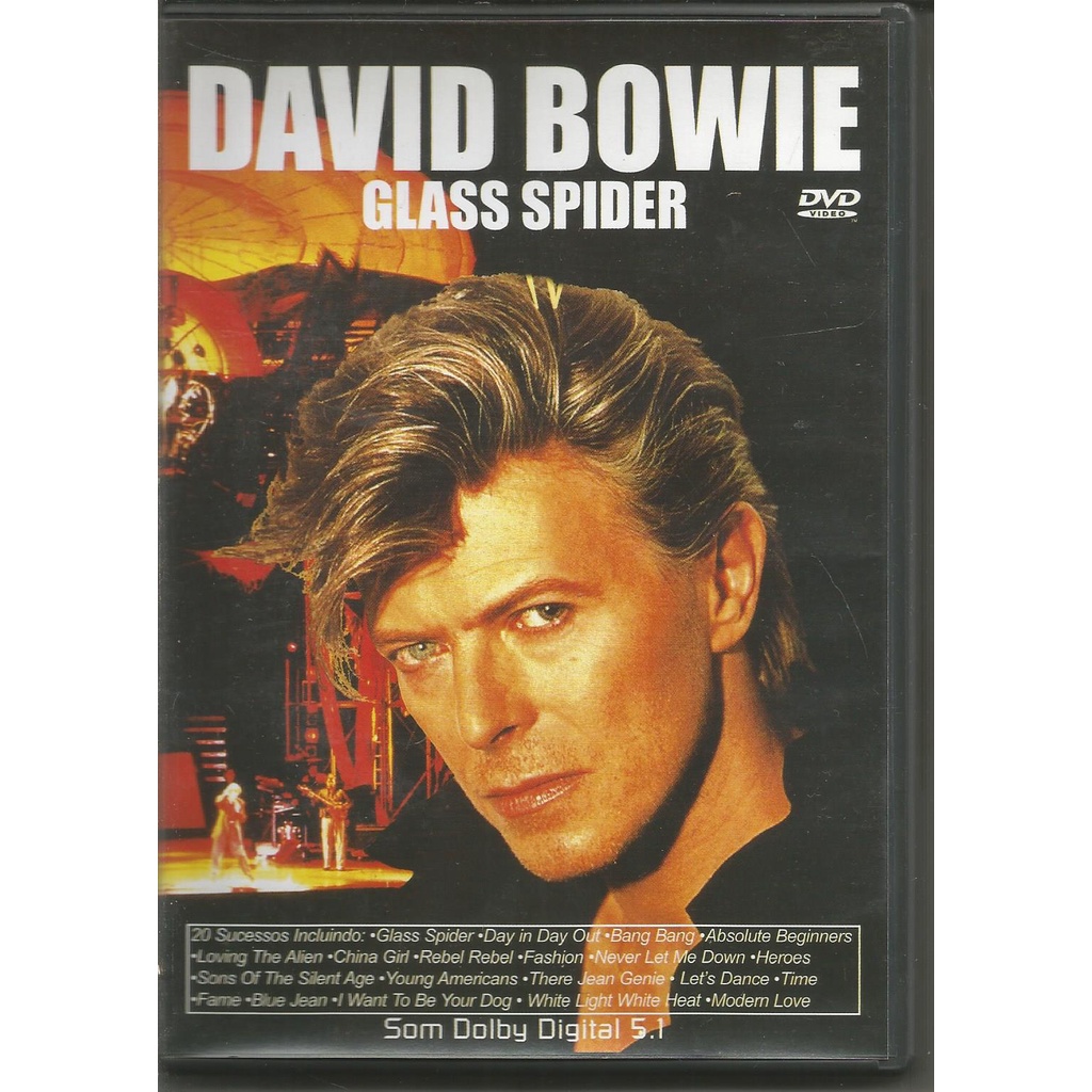 David Bowie - Glass Spider - DVD USADO