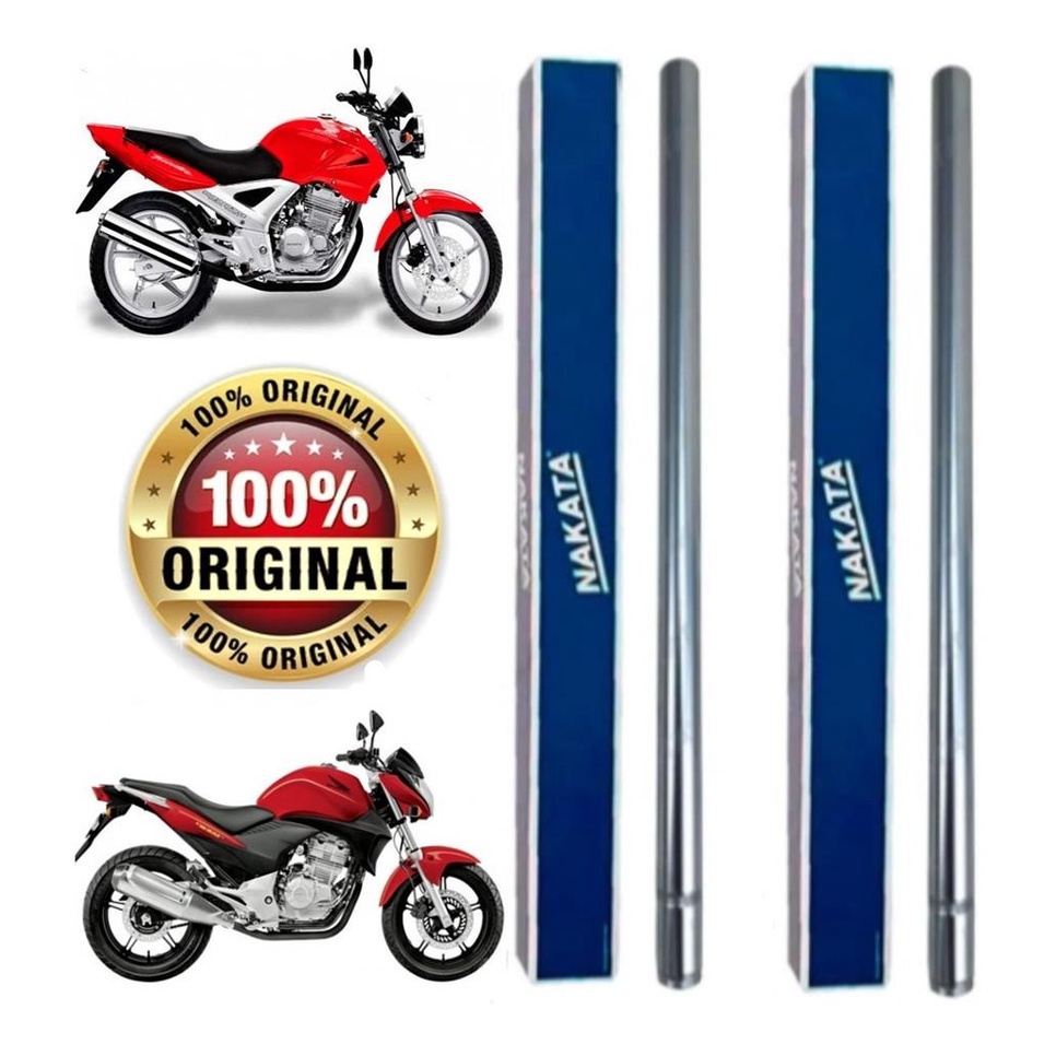 Par Cilindro Tubo Interno Bengala Honda Cbx 250 Twister 2001 2002 2003 2004 2005 2006 2007 2008 Original Nakata Tim1040