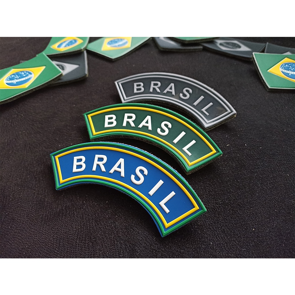 Emborrachado Manicaca Patch Brasil 3 Modelos Lançamento