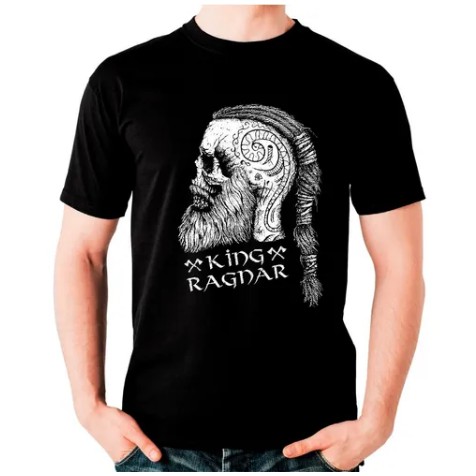 Camisa Ragnar Série Vikings Camisetas De Seriado