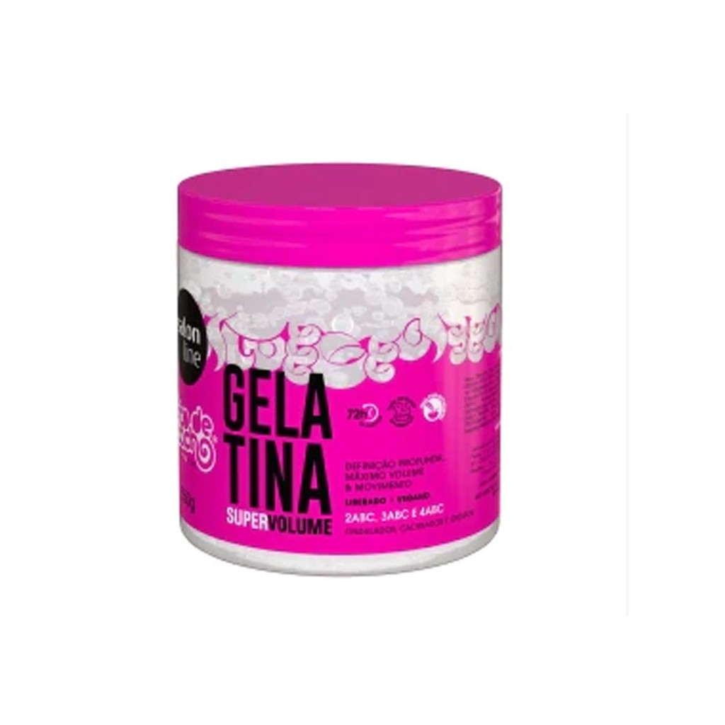 Gelatina Mix Todecacho Super Volume Salon Line 550g Shopee Brasil