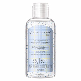 Giovanna Baby Blue Álcool Em Gel Higienizante Antisséptico Para As Mãos 60ml
