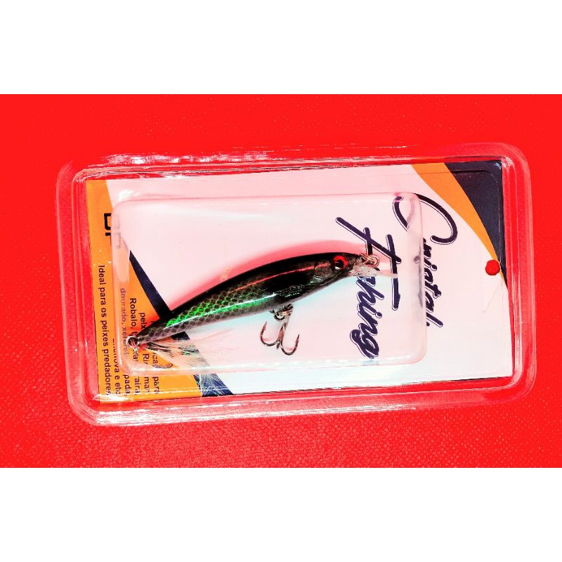 isca artificial Cristal  fishing marca BP robalo tucunaré traíra doura peixes predadores de rio e mar e pesqueiros de caiaque banco ou de beirada isca profissional testada e aprovada , nado realístico pintura impecável , e garateia afiadas