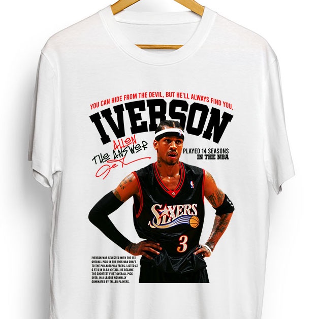 Camiseta Basquete Allen Iverson The Answer NBA