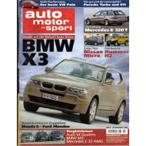 AUTO MOTOR UND SPORT * MERCEDES LUXUS-VAN * DODGE VIPER