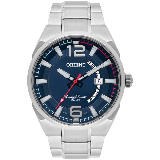 Relogio Orient Masculino Mbss1336 D2sx Azul Aco