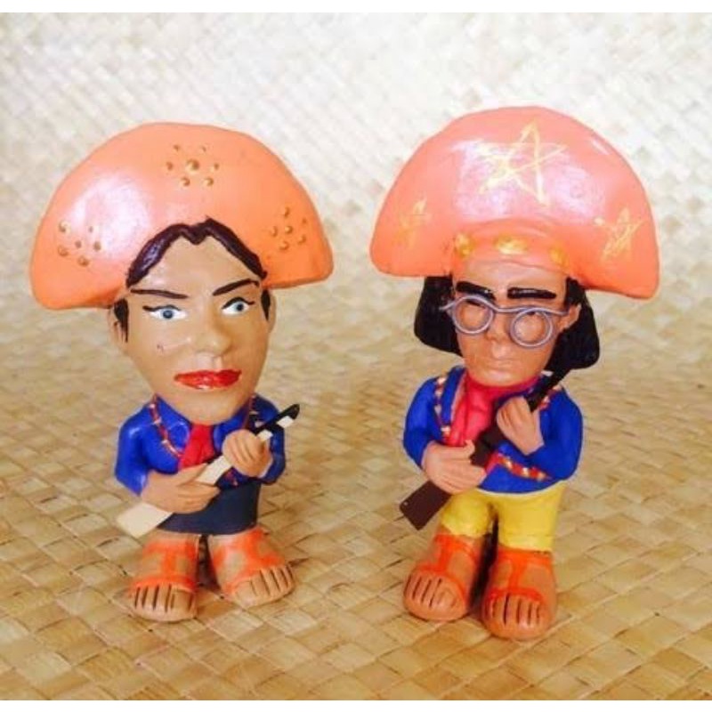 artesanato lampião e Maria bonita