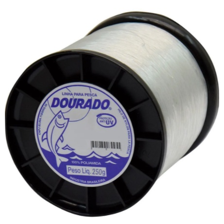 Linha de Pesca Dourado 0,60 Mm 250 Gramas 730 Metros 37,5 Libras Mazzaferro em Oferta na Shopee