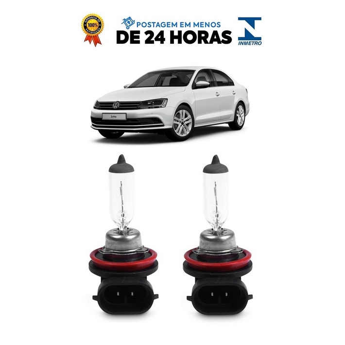 Par Lampada Farol de Milha Jetta 2007 2008 2009 2010 2011 2012 2013 HB4