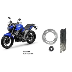 Kit Relação Transmissão Fz250 Fazer 250 2018/2023 S/Retentor Riffel 71909