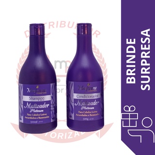 Kit Matizador Maycrene ( Shampoo + Condicionador) + 1 Produto